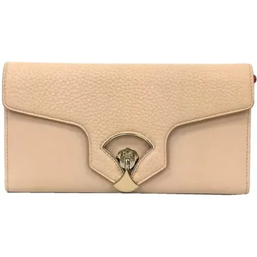 Pre-owned Wallets, female, , Size: ONE SIZE Pre-owned Leather wallets - Bvlgari Vintage - Modalova