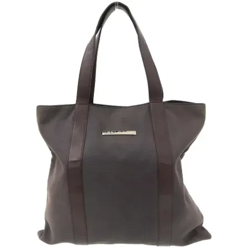 Pre-owned Tote Bags, female, , Size: ONE SIZE Pre-owned Canvas handbags - Bvlgari Vintage - Modalova