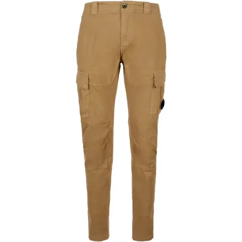 Ergonomic Fit Cargo Pants in Cumin , male, Sizes: M - C.P. Company - Modalova