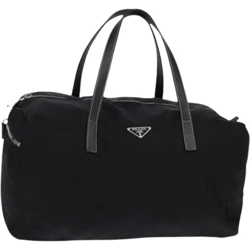 Pre-owned Weekend Bags, female, , Size: ONE SIZE Pre-owned Nylon Weekend Bag - Prada Vintage - Modalova