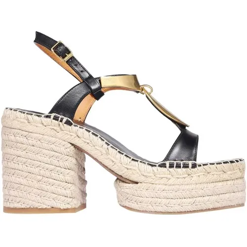 Pema Espadrille Sandals , female, Sizes: 7 UK - Chloé - Modalova