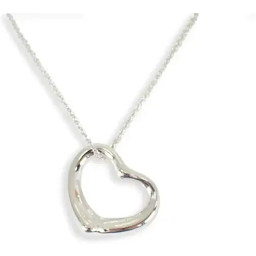 Pre-owned Jewellery, female, , Size: ONE SIZE Pre-owned Silver necklaces - Tiffany & Co. Pre-owned - Modalova