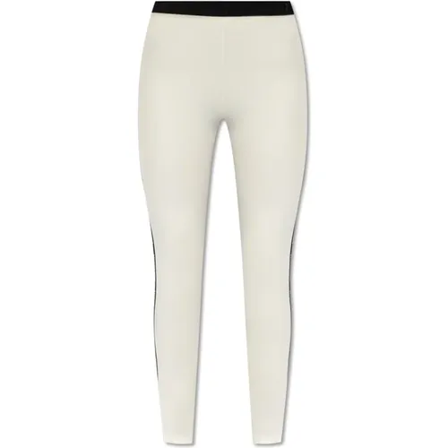 Schwimmleggings mit Logo , Damen, Größe: M - Balmain - Modalova