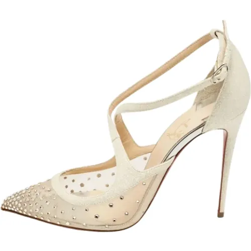 Pre-owned Pumps, female, , Size: 9 US Pre-owned Mesh heels - Christian Louboutin Pre-owned - Modalova