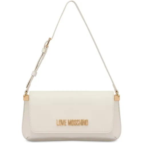 Shoulder Bags, female, , Size: ONE SIZE Ivory Bags for Fashion Lovers - Love Moschino - Modalova