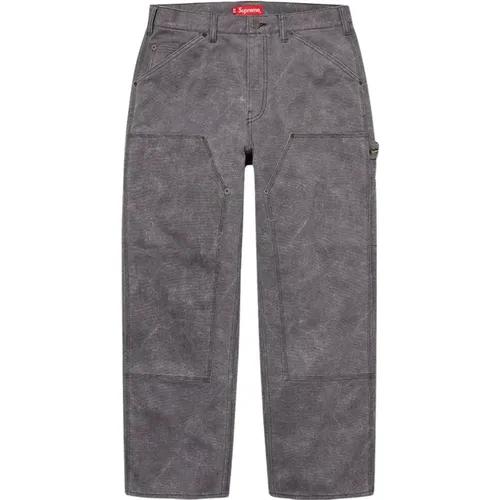 Canvas Double Knee Painter Pant , male, Sizes: W32 - Supreme - Modalova