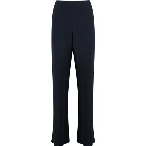 Wide Trousers, female, , Size: L High-Waist Crepe Bias Pant - Vince - Modalova