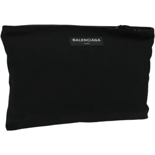 Pre-owned Clutches, female, , Size: ONE SIZE Pre-owned Canvas clutches - Balenciaga Vintage - Modalova