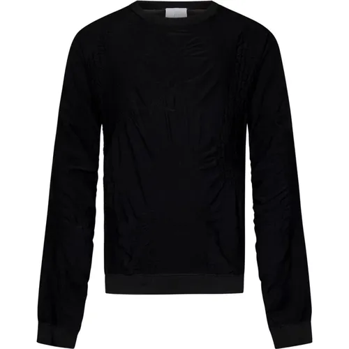 Schwarzer Jacquard-Sweatshirt Aw24 , Herren, Größe: M - ROA - Modalova