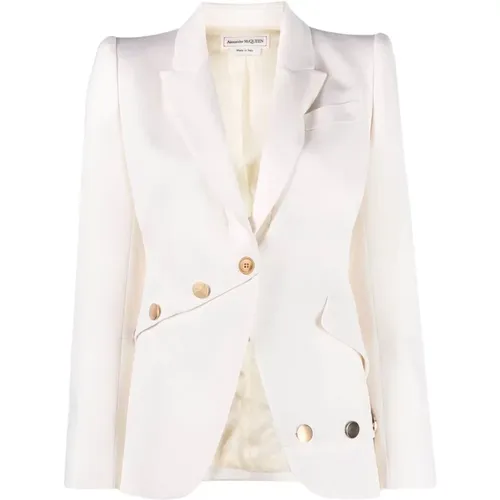 Elevate your wardrobe with this stunning blazer , female, Sizes: S - alexander mcqueen - Modalova