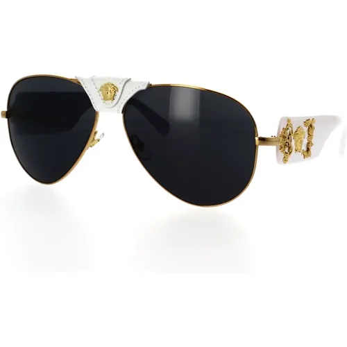 Stylish Pilot Sunglasses , female, Sizes: 62 MM - Versace - Modalova