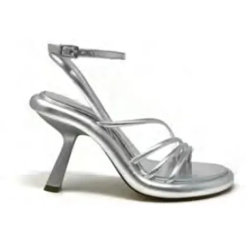 Silver Sandals for Women , female, Sizes: 6 UK, 3 UK, 7 UK, 5 UK, 4 UK - Vic Matié - Modalova