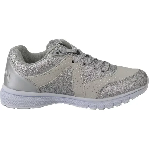 Silberne Runner Jasmines Sneakers , Damen, Größe: 37 EU - Plein Sport - Modalova