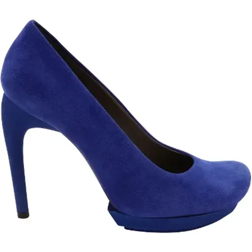 Pre-owned Suede heels , female, Sizes: 4 UK - Balenciaga Vintage - Modalova