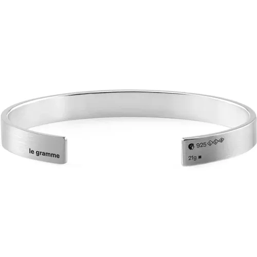 Bracelets, unisex, , Size: S Ribbon Bracelet - Le Gramme - Modalova