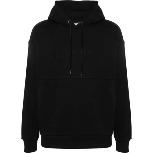 Schwarzer Sweatshirt für Männer , Herren, Größe: XL - Calvin Klein - Modalova