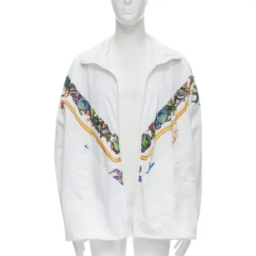 Pre-owned Polyester outerwear , female, Sizes: XL - Versace Pre-owned - Modalova