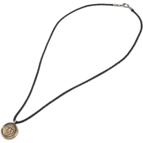 Pre-owned Jewellery, female, , Size: ONE SIZE Pre-owned Silver Necklace - Gucci Model - Gucci Vintage - Modalova