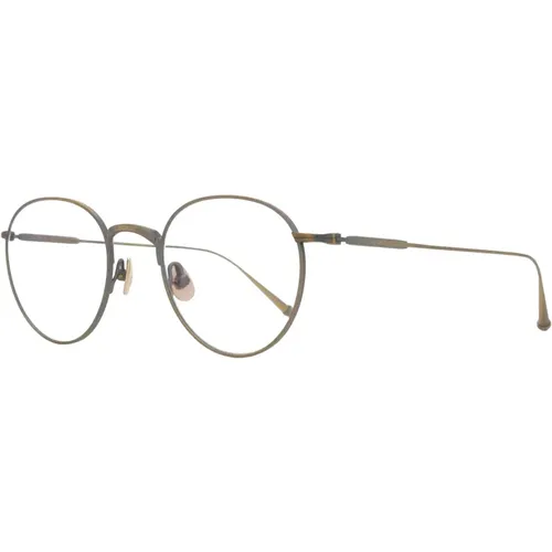 Glasses, unisex, , Size: 48 MM Antique Gold Eyewear Frames - Matsuda - Modalova