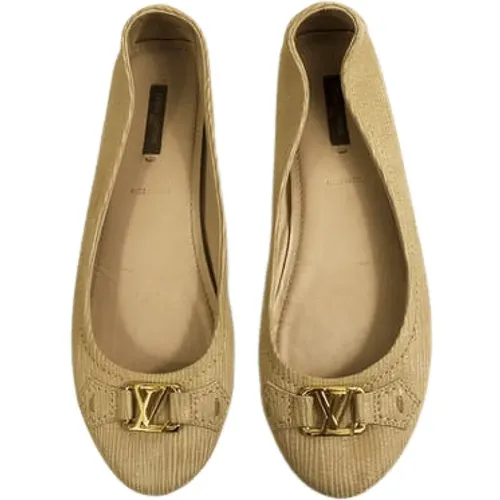 Pre-owned Flats , female, Sizes: 6 1/2 UK - Louis Vuitton Vintage - Modalova