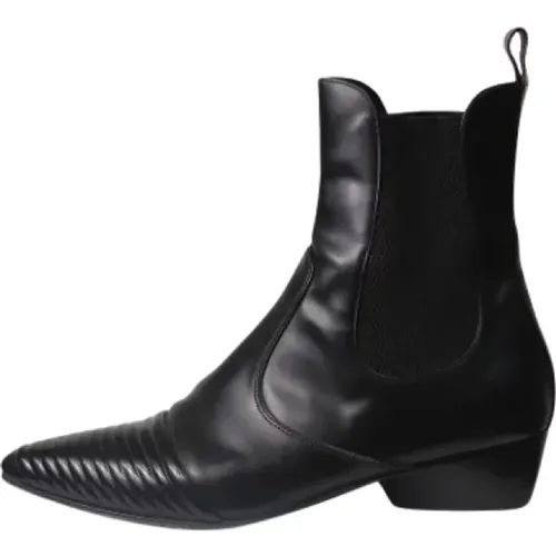 Pre-owned Leather boots , female, Sizes: 5 1/2 UK - Louis Vuitton Vintage - Modalova