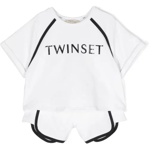 Weiße Twin-set Kleider Twinset - Twinset - Modalova