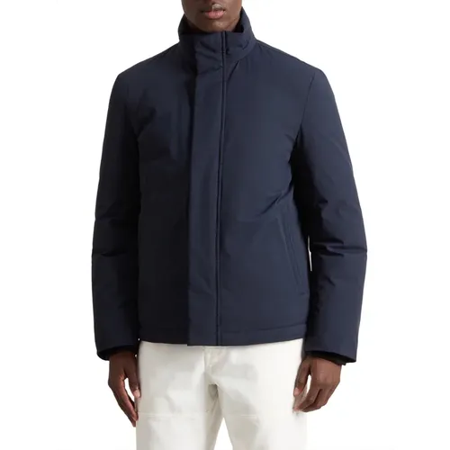 Stretch Herren Blaue Jacke , Herren, Größe: 2XL - Woolrich - Modalova