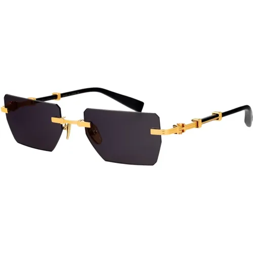 Sunglasses, unisex, , Size: 53 MM Stylish Sunglasses for a Sunny Day - Balmain - Modalova