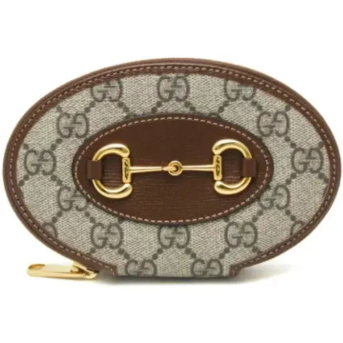 Pre-owned Wallets, female, , Size: ONE SIZE Pre-owned Canvas wallets - Gucci Vintage - Modalova