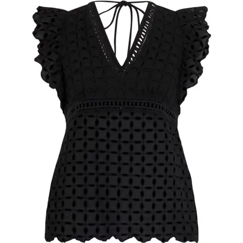 Sleeveless Tops, female, , Size: 2XS Sangallo Tank Top with Zipper - pinko - Modalova