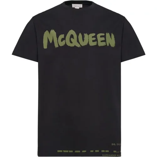 T-shirts and Polos , male, Sizes: L - alexander mcqueen - Modalova