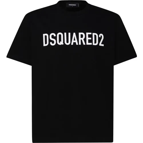 T-shirts and Polos with 98% Cotton , male, Sizes: L, XL, 2XL, S - Dsquared2 - Modalova