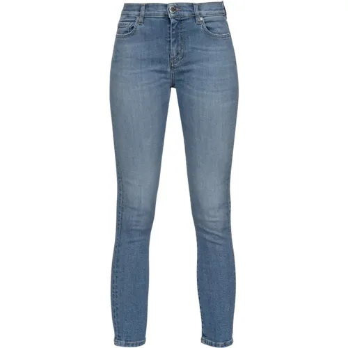 Jeans Skinny Denim Stretch , Damen, Größe: W30 - pinko - Modalova