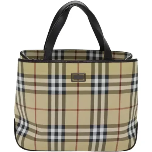 Pre-owned Canvas Handtaschen , Damen, Größe: ONE Size - Burberry Vintage - Modalova