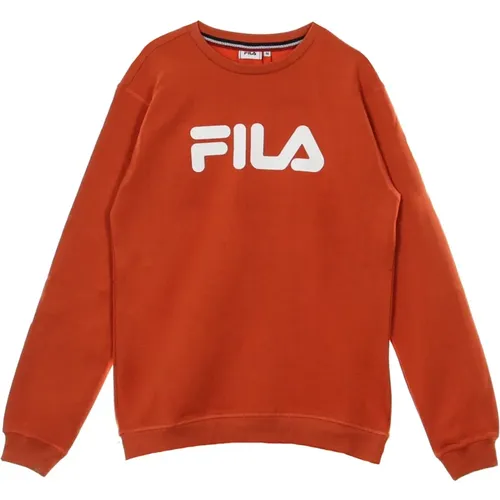 Sweatshirts, male, , Size: S Summer Fig Crewneck Sweatshirt - Fila - Modalova