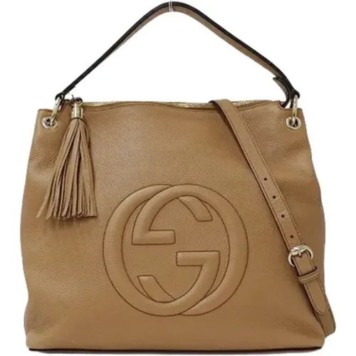 Pre-owned Leather handbags , female, Sizes: ONE SIZE - Gucci Vintage - Modalova