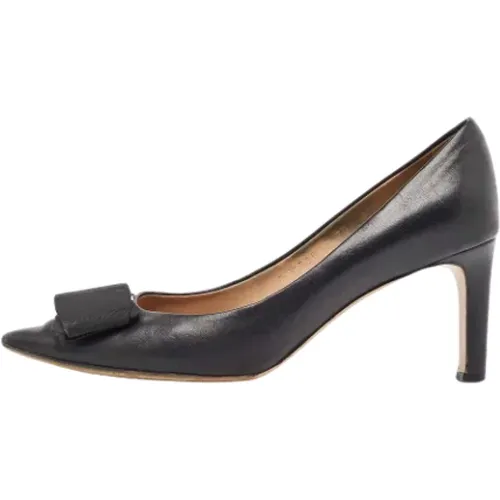 Pre-owned Pumps, female, , Size: 9 1/2 US Pre-owned Leather heels - Salvatore Ferragamo Pre-owned - Modalova