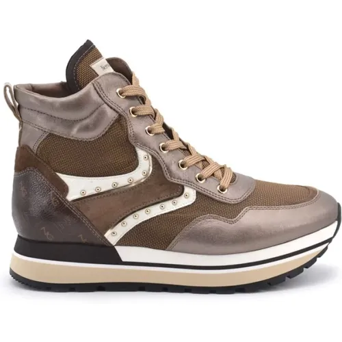 High Top Sneakers , female, Sizes: 3 UK - Nerogiardini - Modalova