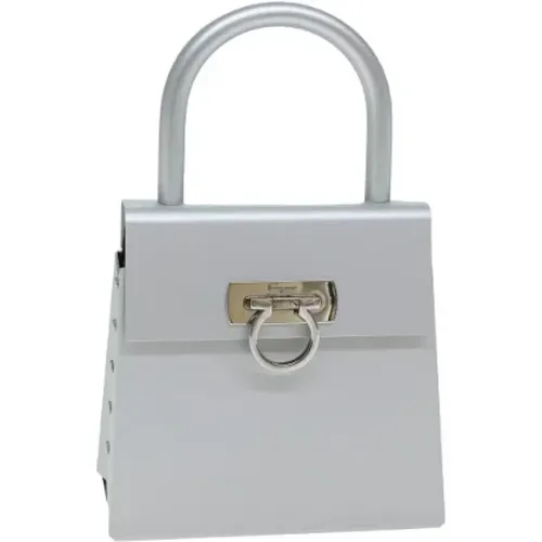 Pre-owned Stainless Steel handbags , female, Sizes: ONE SIZE - Salvatore Ferragamo Pre-owned - Modalova