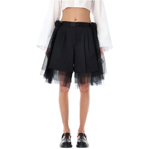 Womens Clothing Shorts Ss24 , female, Sizes: S - Noir Kei Ninomiya - Modalova