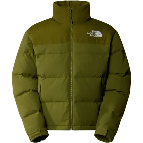 Forest Olive Ripstop Nuptse Jacket , male, Sizes: S, M, L, XL - The North Face - Modalova