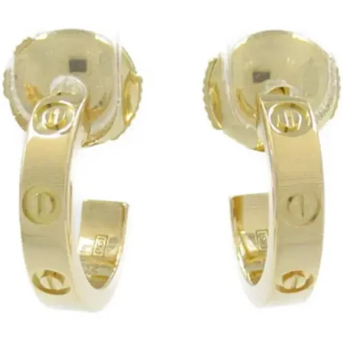 Pre-owned Jewellery, female, , Size: ONE SIZE Pre-owned Metal earrings - Cartier Vintage - Modalova