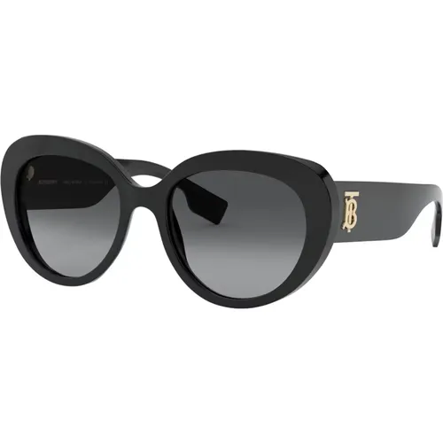 Sunglasses, female, , Size: 54 MM Rose Be4298 Sunglasses - Burberry - Modalova