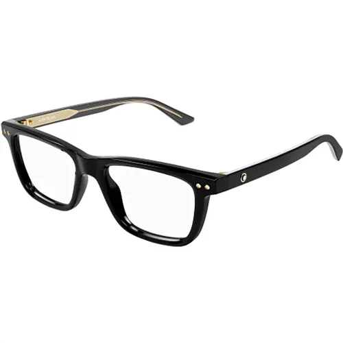 Glasses, male, , Size: 53 MM Optical Frames for Men - Montblanc - Modalova