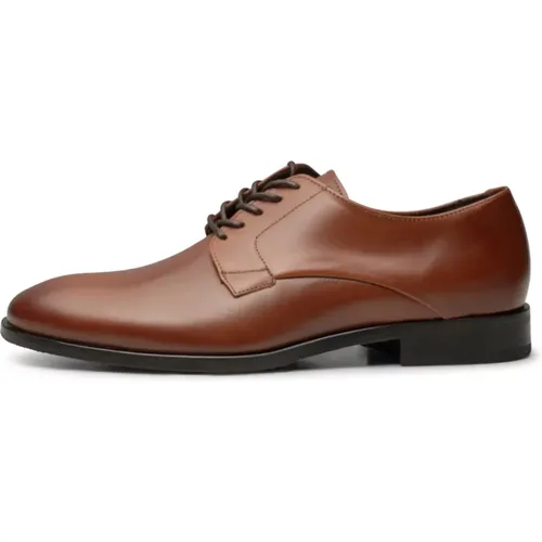 Rampling Leather Derby Shoe - TAN , male, Sizes: 11 UK, 8 UK, 9 UK, 7 UK, 12 UK, 10 UK, 6 UK - Shoe the Bear - Modalova