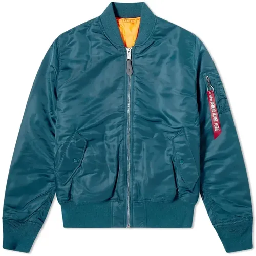 Bomber Jackets, male, , Size: L Clic Ma-1 Jacket - alpha industries - Modalova