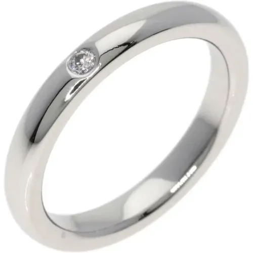 Pre-owned Jewellery, female, , Size: ONE SIZE Pre-owned Platinum rings - Tiffany & Co. Pre-owned - Modalova