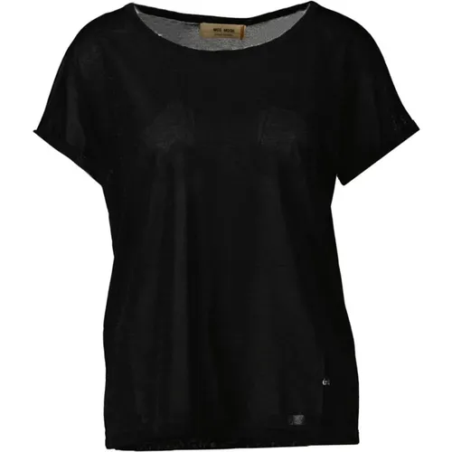 Stylisches T-Shirt , Damen, Größe: L - MOS MOSH - Modalova