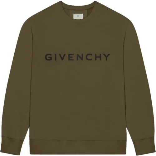 Iconic Logo Print Sweatshirt , Herren, Größe: L - Givenchy - Modalova