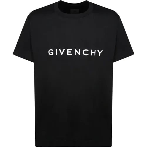 Schwarze T-shirts und Polos Kollektion , Herren, Größe: L - Givenchy - Modalova